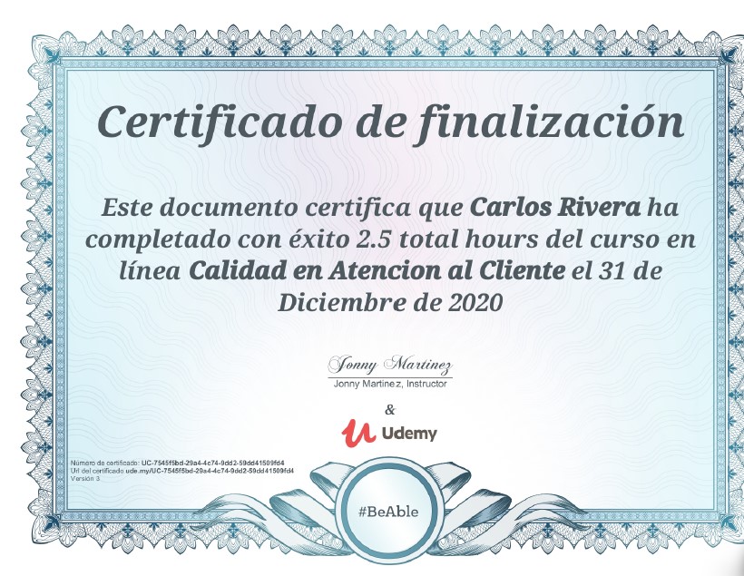 Curso Atencion Al Cliente .net Core 